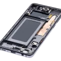 OLED Assembly With Frame For Samsung Galaxy S10 (Aftermarket Plus) (Prism / Ceramic Black)