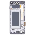 OLED Assembly With Frame For Samsung Galaxy S10 (Aftermarket Plus) (Prism / Ceramic Black)