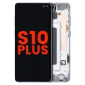 OLED Assembly With Frame For Samsung Galaxy S10 Plus (Aftermarket Plus) (Prism White)
