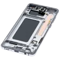 OLED Assembly With Frame For Samsung Galaxy S10 Plus (Aftermarket Plus) (Prism White)