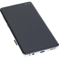 OLED Assembly With Frame For Samsung Galaxy S10 Plus (Aftermarket Plus) (Prism White)