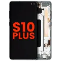 OLED Assembly With Frame For Samsung Galaxy S10 Plus (Aftermarket Plus) (Prism Green)