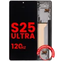 OLED Assembly With Frame For Samsung Galaxy S25 Ultra 5G (US & International) (Aftermarket Pro) (120Hz) (Titanium Jet Black)