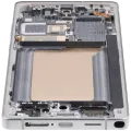 OLED Assembly With Frame For Samsung Galaxy S25 Ultra 5G (US & International) (Aftermarket Pro) (120Hz) (Titanium White Silver)