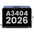 Complete LCD Display Assembly For MacBook Neo 13" A3404 (2026) (Used OEM Pull: Grade B) (Indigo)