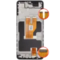 LCD Assembly With Frame For Vivo Y04 / Y29s (Refurbished) (All Colors)