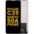 LCD Assembly Without Frame For Realme C35 / Narzo 50A Prime (Refurbished) (All Colors)