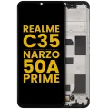 LCD Assembly With Frame For Realme C35 / Narzo 50A Prime (Refurbished) (All Colors)
