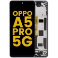 LCD Assembly With Frame Compatible For OPPO A5 Pro 5G (Refurbished) (Feather Blue)