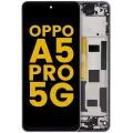 LCD Assembly With Frame Compatible For OPPO A5 Pro 5G (Refurbished) (Flower Pink)