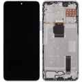 LCD Assembly With Frame For Honor X8A / X50i / 90 Lite (Refurbished) (Titanium Silver)