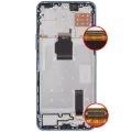 LCD Assembly With Frame For Honor X8A / X50i / 90 Lite (Refurbished) (Cyan Lake)