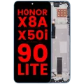 LCD Assembly With Frame For Honor X8A / X50i / 90 Lite (Aftermarket Plus) (Cyan Lake)