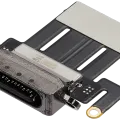 Charging Port Flex Cable For iPad Pro 11" 5th Gen (2024) / Pro 11" 6th Gen (2025) (Aftermarket Plus) (Space Black)