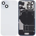 Заднє скло з магнітом MagSafe, NFC і шлейфом спалаху для iPhone 15 (Used OEM Pull: Grade B) (синій)