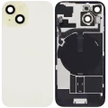 Back Glass w/ MagSafe Magnet & NFC & Flashlight Flex For iPhone 15 (Used OEM Pull: Grade B) (Yellow)