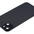 Back Glass w/ MagSafe Magnet & NFC & Flashlight Flex For iPhone 15 Plus (Used OEM Pull: Grade B) (Black)