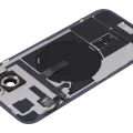 Back Glass w/ MagSafe Magnet & NFC & Flashlight Flex For iPhone 15 Plus (Used OEM Pull: Grade B) (Black)