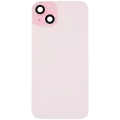 Заднє скло з магнітом MagSafe, NFC і шлейфом спалаху для iPhone 15 Plus (Used OEM Pull: Grade B) (рожевий)