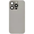 Заднє скло з магнітом MagSafe, NFC і шлейфом спалаху для iPhone 15 Pro (Used OEM Pull: Grade B) (Natural Titanium)