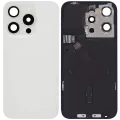 Заднє скло з магнітом MagSafe, NFC і шлейфом спалаху для iPhone 15 Pro (Used OEM Pull: Grade B) (White Titanium)