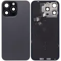 Back Glass w/ MagSafe Magnet & NFC & Flashlight Flex For iPhone 15 Pro Max (Used OEM Pull: Grade B) (Black Titanium)