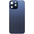 Заднє скло з магнітом MagSafe, NFC і шлейфом спалаху для iPhone 15 Pro Max (Used OEM Pull: Grade B) (Blue Titanium)