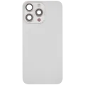 Заднє скло з магнітом MagSafe, NFC і шлейфом спалаху для iPhone 15 Pro Max (Used OEM Pull: Grade B) (White Titanium)