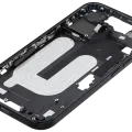 Mid-Frame Housing W/ Small Parts For iPhone 16 (US Version) (Used OEM Pull: Grade A) (Black)