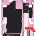 Mid-Frame Housing W/ Small Parts For iPhone 16 (US Version) (Used OEM Pull: Grade A) (Pink)
