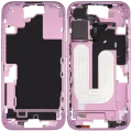 Mid-Frame Housing W/ Small Parts For iPhone 16 (US Version) (Used OEM Pull: Grade A) (Pink)