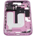 Mid-Frame Housing W/ Small Parts For iPhone 16 (US Version) (Used OEM Pull: Grade A) (Pink)