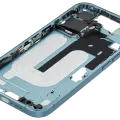 Mid-Frame Housing W/ Small Parts For iPhone 16 (US Version) (Used OEM Pull: Grade A) (Teal)
