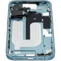 Mid-Frame Housing W/ Small Parts For iPhone 16 (US Version) (Used OEM Pull: Grade A) (Teal)