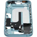 Mid-Frame Housing W/ Small Parts For iPhone 16 (US Version) (Used OEM Pull: Grade A) (Teal)