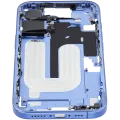 Mid-Frame Housing W/ Small Parts For iPhone 16 (US Version) (Used OEM Pull: Grade A) (Ultramarine)