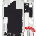 Mid-Frame Housing W/ Small Parts For iPhone 16 (US Version) (Used OEM Pull: Grade A) (White)