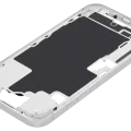 Mid-Frame Housing W/ Small Parts For iPhone 16 (US Version) (Used OEM Pull: Grade A) (White)