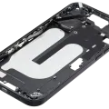 Mid-Frame Housing W/ Small Parts For iPhone 16 Plus (US Version) (Used OEM Pull: Grade A) (Black)