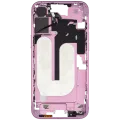 Mid-Frame Housing W/ Small Parts For iPhone 16 Plus (US Version) (Used OEM Pull: Grade A) (Pink)