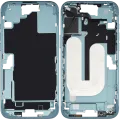 Mid-Frame Housing W/ Small Parts For iPhone 16 Plus (US Version) (Used OEM Pull: Grade A) (Teal)
