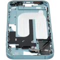 Mid-Frame Housing W/ Small Parts For iPhone 16 Plus (US Version) (Used OEM Pull: Grade A) (Teal)