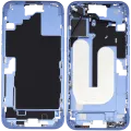 Mid-Frame Housing W/ Small Parts For iPhone 16 Plus (US Version) (Used OEM Pull: Grade A) (Ultramarine)
