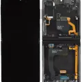 Inner OLED Assembly With Frame For Samsung Galaxy Z Flip 4 5G (US & International) (Service Pack) (Navy)