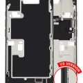 Mid-Frame Housing W/ Small Parts For iPhone 16 Pro (US Version) (Used OEM Pull: Grade A) (Black Titanium)