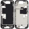 Mid-Frame Housing W/ Small Parts For iPhone 16 Pro (US Version) (Used OEM Pull: Grade A) (Black Titanium)
