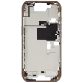 Mid-Frame Housing W/ Small Parts For iPhone 16 Pro (US Version) (Used OEM Pull: Grade A) (Desert Titanium)