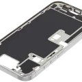 Mid-Frame Housing W/ Small Parts For iPhone 16 Pro (US Version) (Used OEM Pull: Grade A) (Natural Titanium)