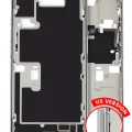 Mid-Frame Housing W/ Small Parts For iPhone 16 Pro (US Version) (Used OEM Pull: Grade A) (White Titanium)