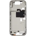 Mid-Frame Housing W/ Small Parts For iPhone 16 Pro (US Version) (Used OEM Pull: Grade A) (White Titanium)
